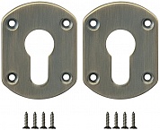 Картинка Декоративная накладка FUARO ESC031-ABG-6 (БРОНЗА) на цилиндр (2 шт)